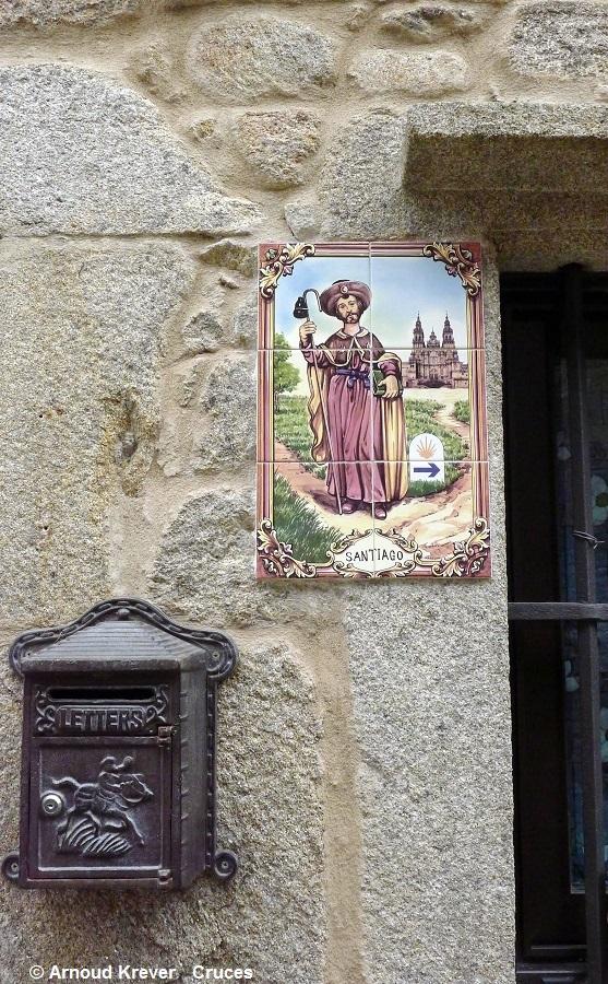 Santiago peregrino - Cruces - Camino Portugués