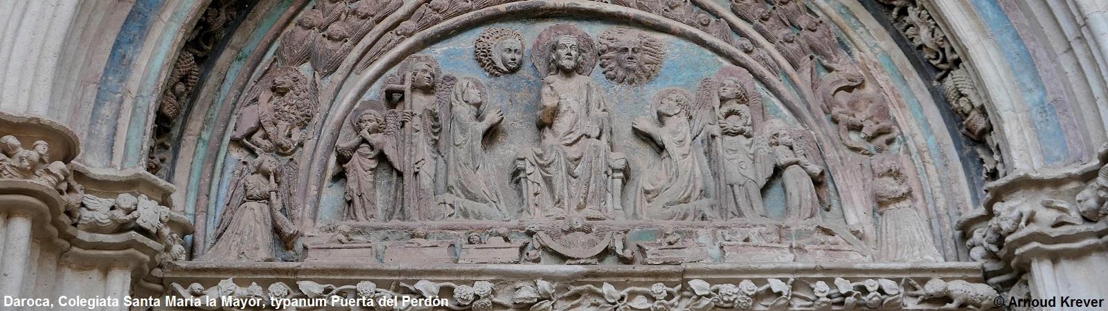 22 Sagunt (1253) Daroca, Colegiata Santa María la Mayor, Tympanum Puerta del Perdón