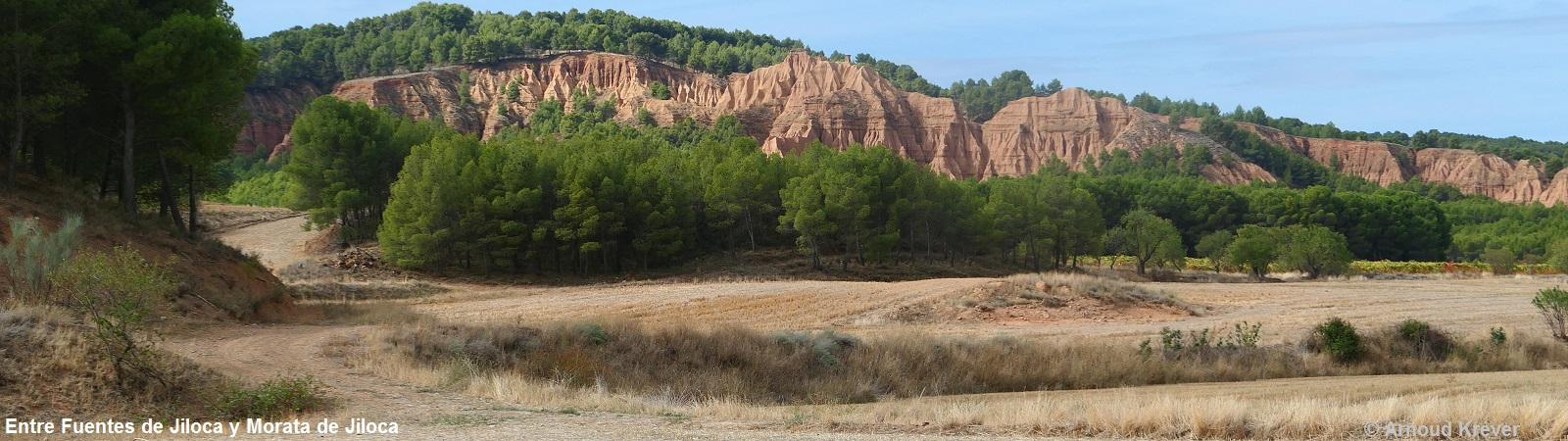 22 Sagunt (1552) Tussen Fuentes de Jilosa en Morata de Jilosa, kale rotsen