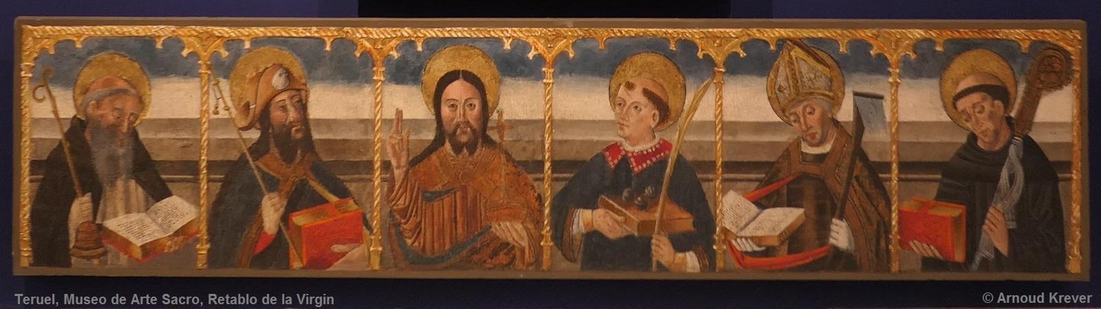 22 Sagunt (763) Teruel, Museo de Arte Sacro, Retablo de la Virgin