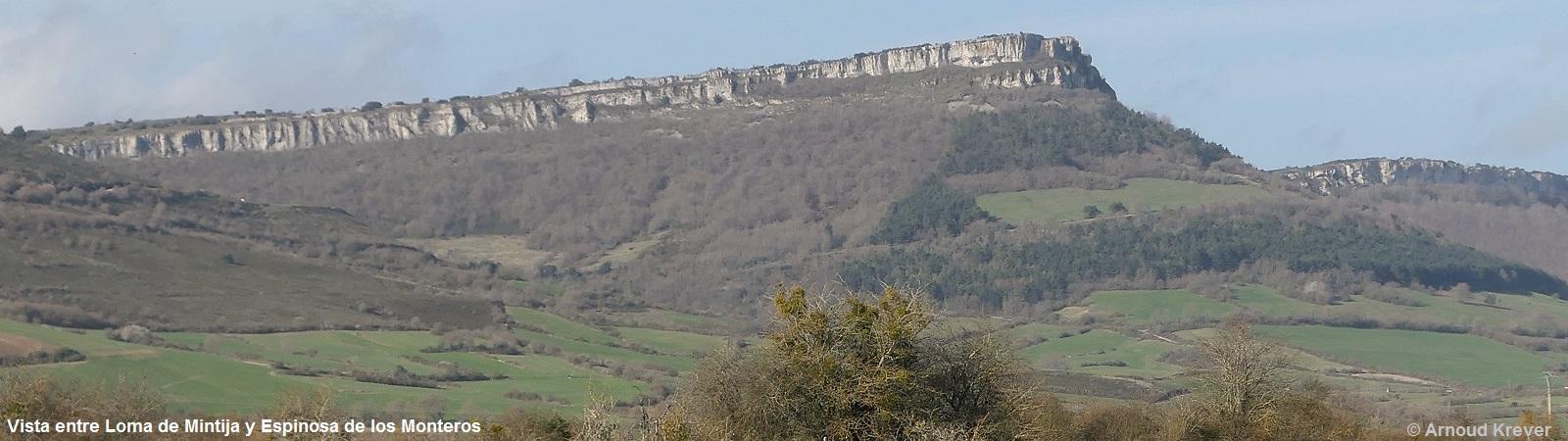 22Olv (232) Tussen Loma de Mintija en Espinosa de los Monteros, uitzicht