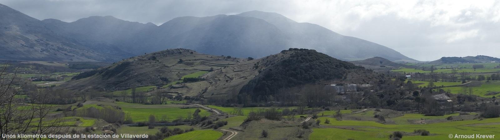 22Olv (676) Terugblik enkele kms voorbij het Feve stationnetje