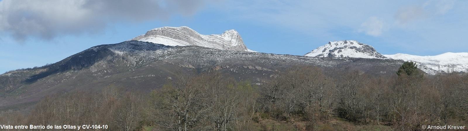 22Olv (774) Tussen Barrio de las Ollas en CV-104-10, besneeuwde bergen